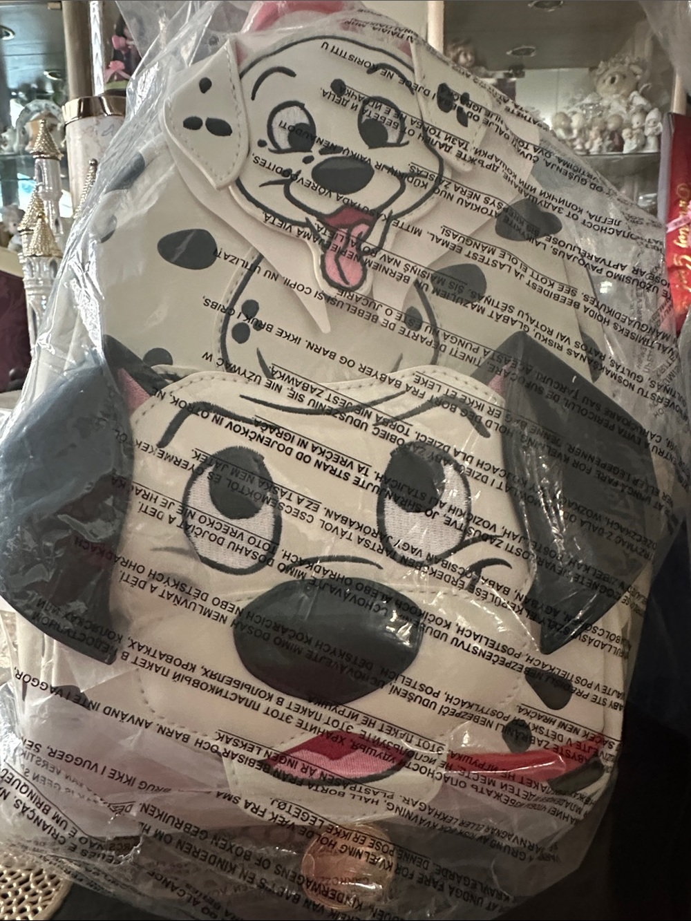 Loungefly 101 Dalmatians Pongo & Freckles  backpack NWT Disney White and Black